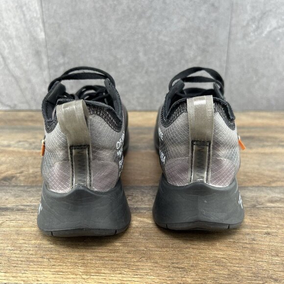 Nike Zoom Fly Off White Black Silver Size 4.5 Mens Size 6 Womens Sneakers - Picture 3 of 16
